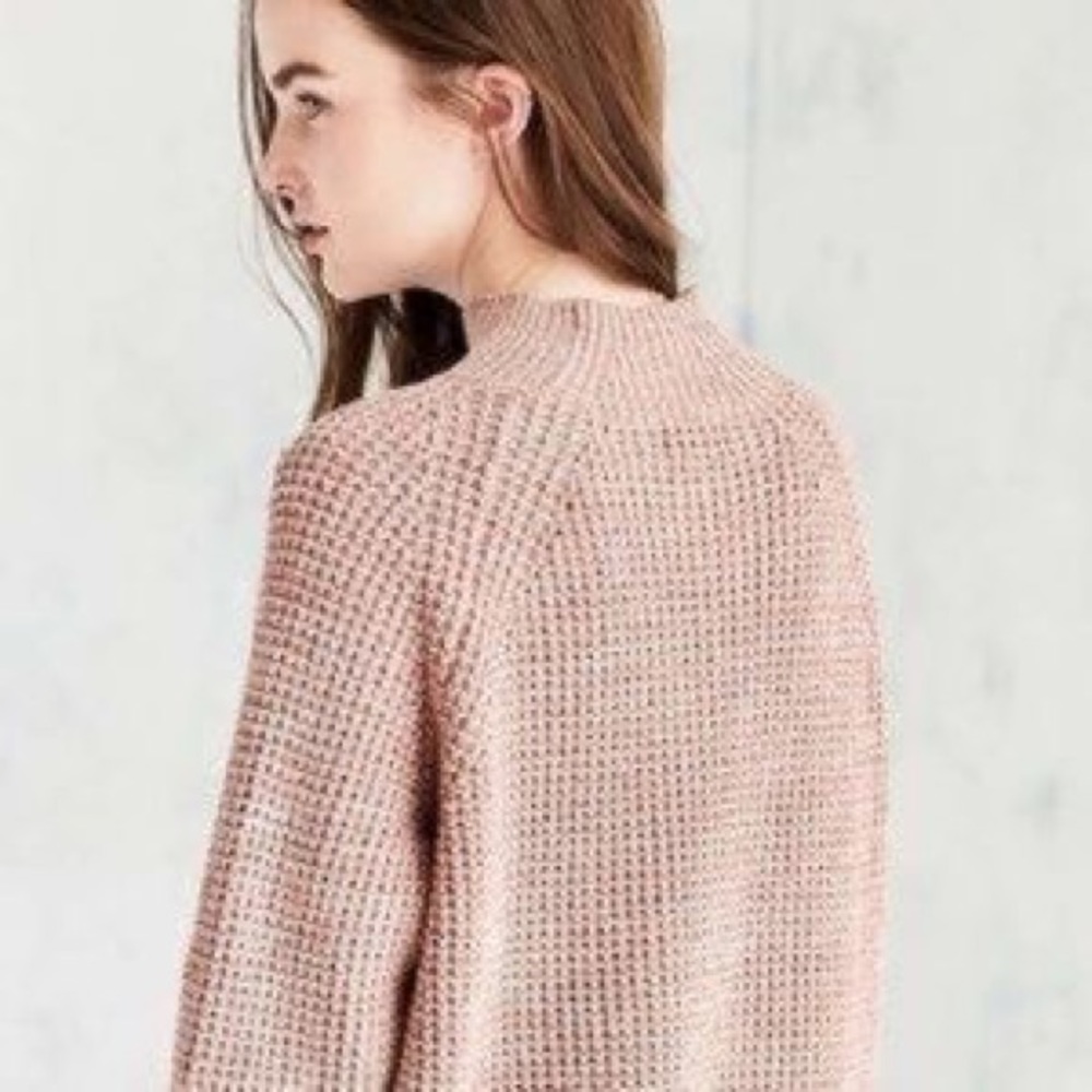 BDG Waffle-knit Turtle Neck Sweater